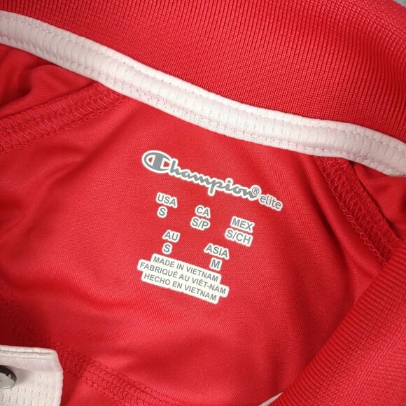 NWT Champion NC STATE Men's S Athletic Performance Red Polo Shirt Wolfpack Elite - Picture 3 of 7